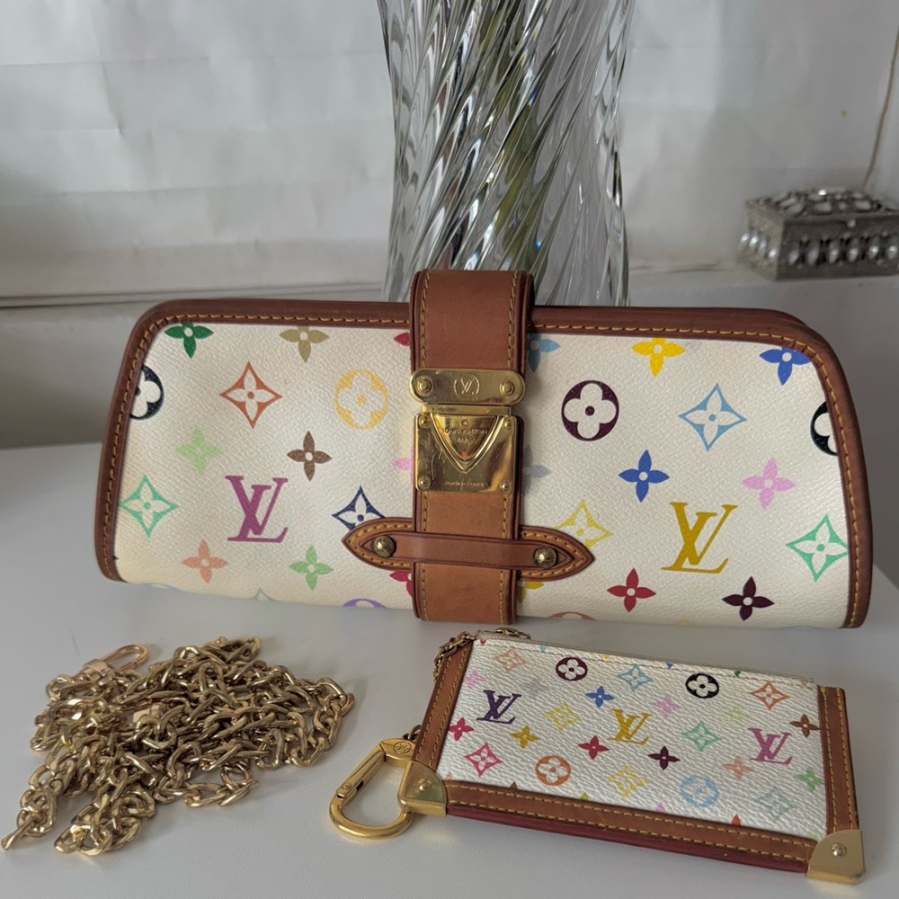 Louis Vuitton Multicolor Monogram clutch